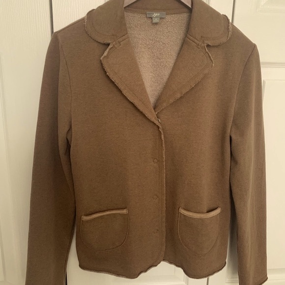 J Jill Snap Front Casual Jacket - Picture 1 of 8